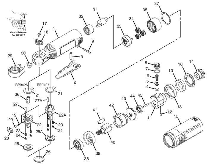 ratchet parts diagram