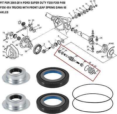 super duty ford f250 front axle parts diagram