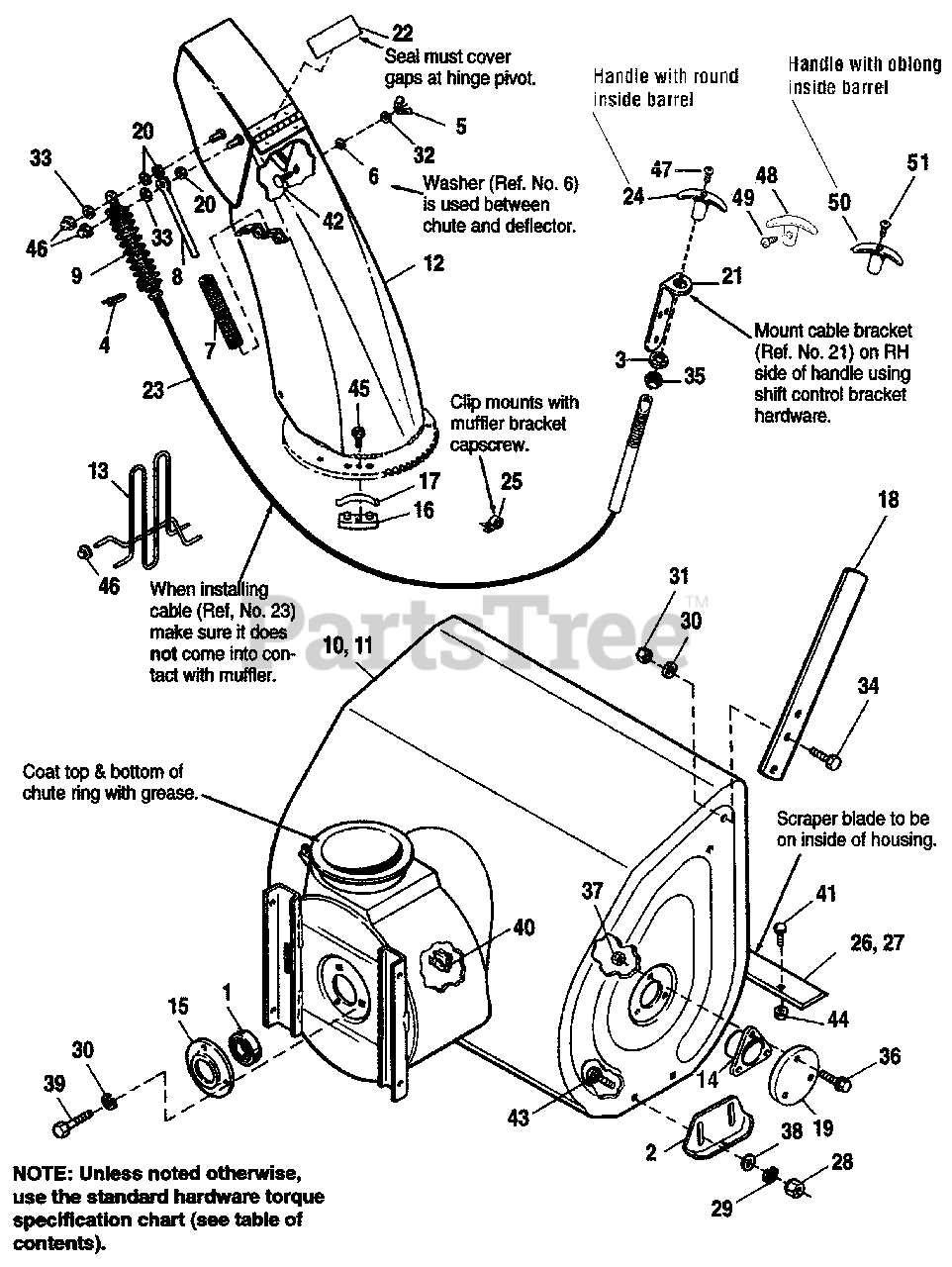 simplicity snow thrower parts diagram