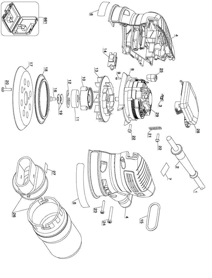 porter cable belt sander parts diagram