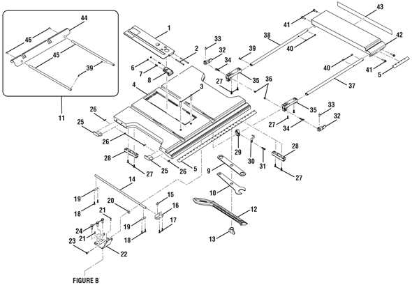 ryobi table saw parts diagram