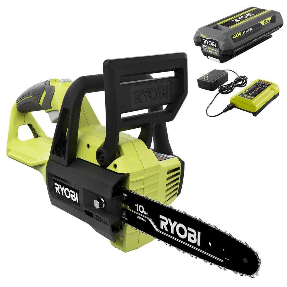 ryobi electric chainsaw parts diagram