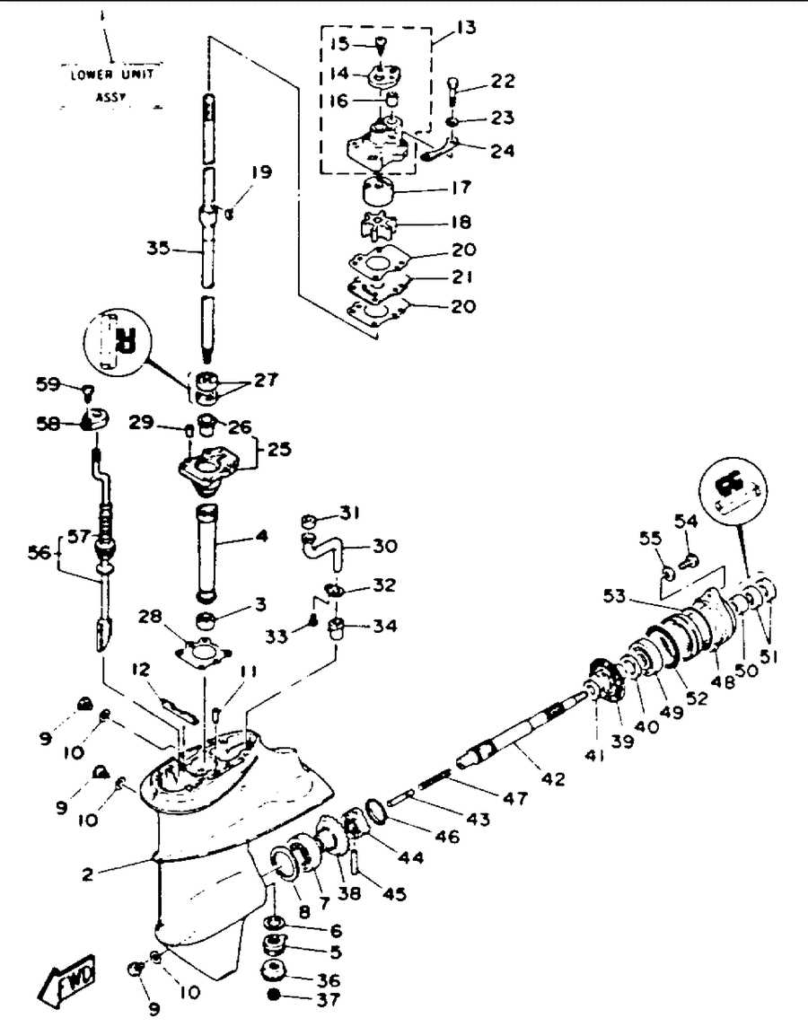 yamaha 9.9 parts diagram