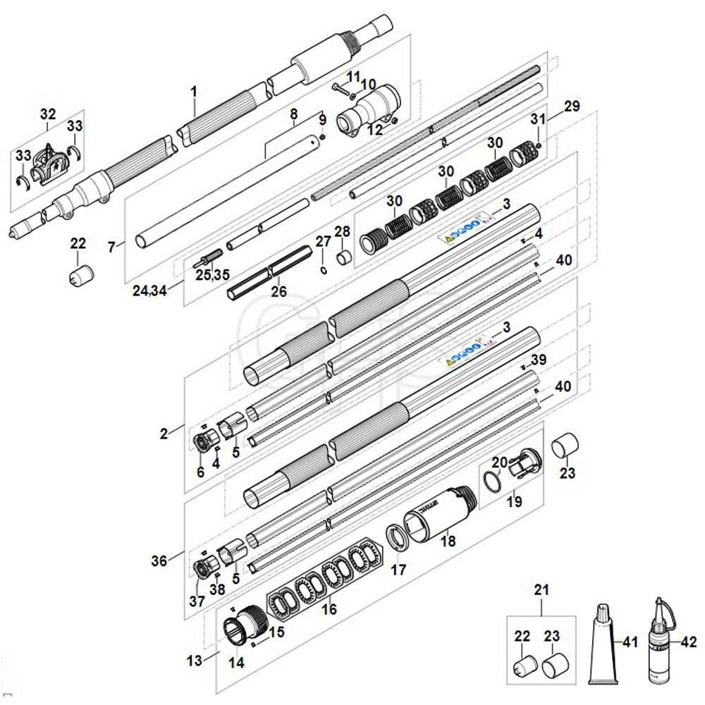 stihl pole saw parts diagram