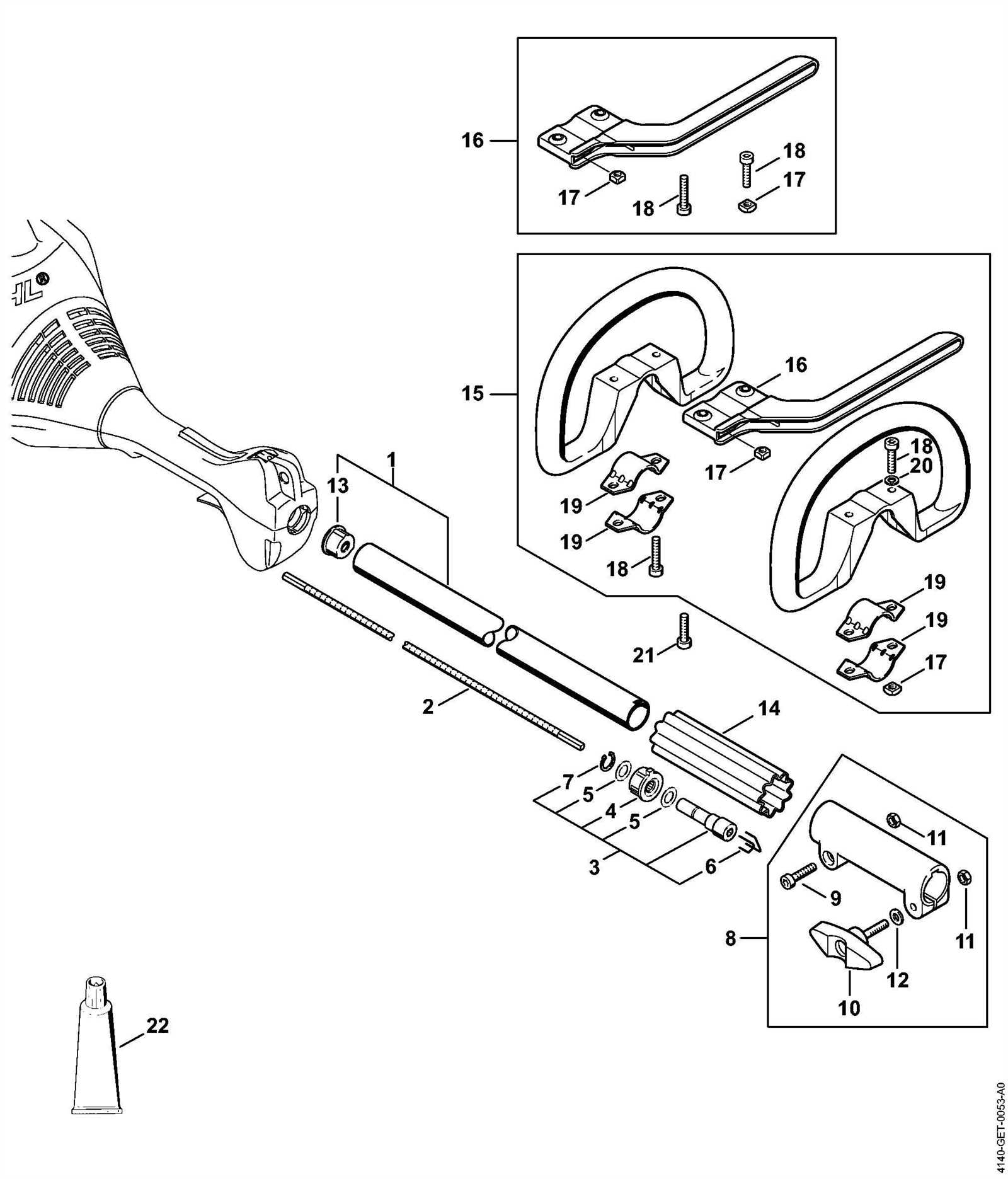 stihl hl75 parts diagram