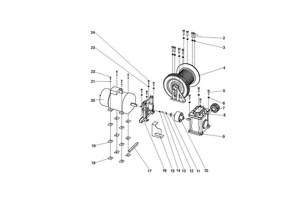 warn winch 2500 parts diagram