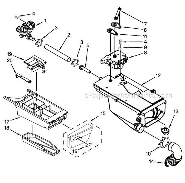 whirlpool duet ht washer parts diagram