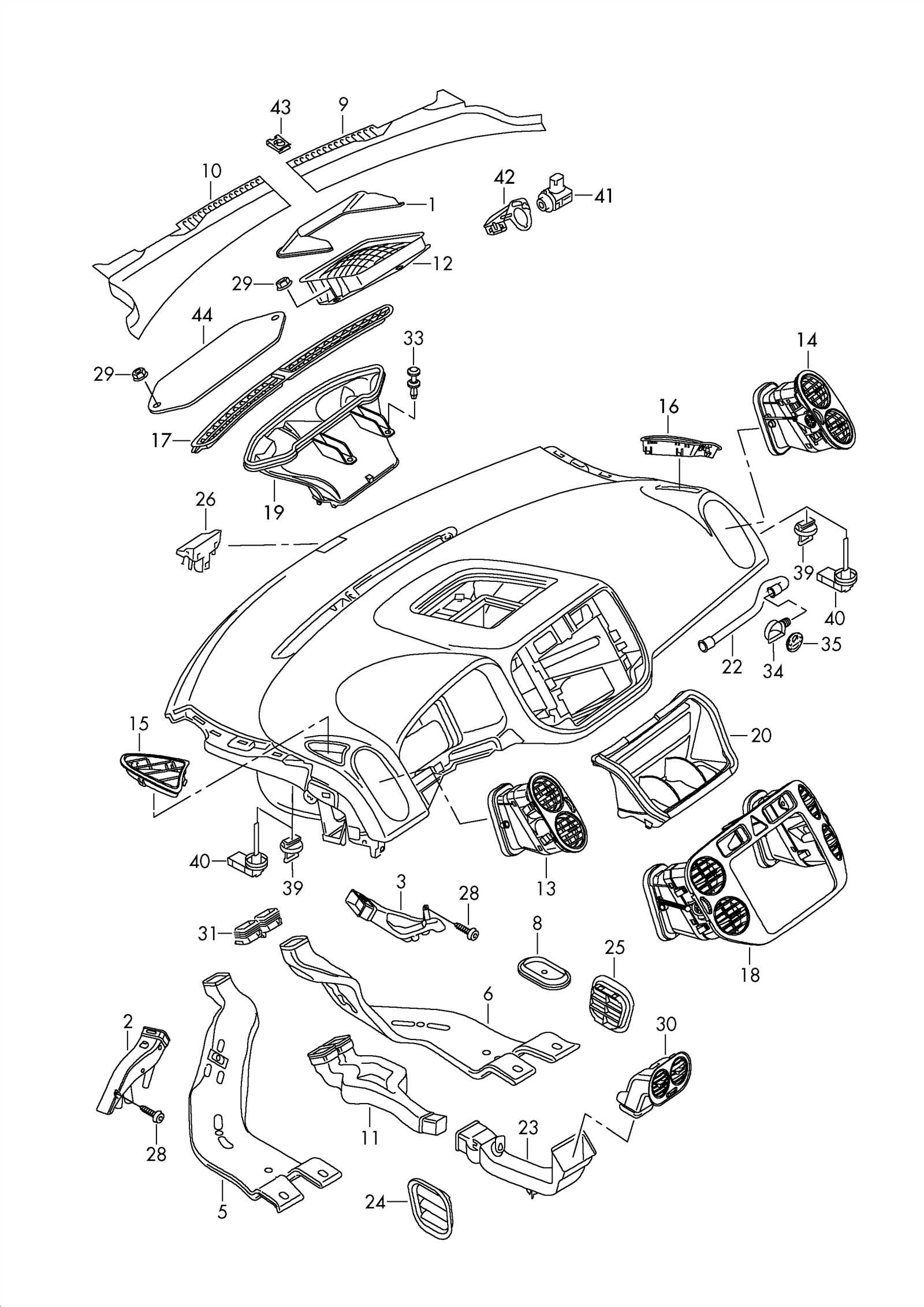 vw tiguan parts diagram