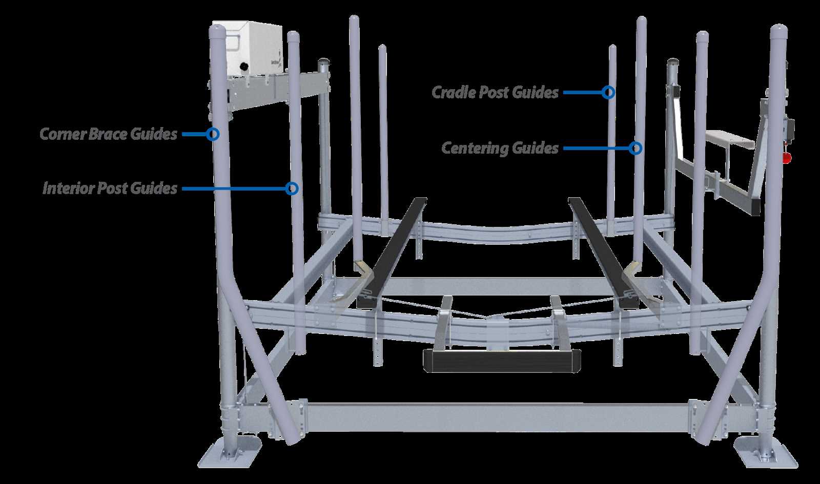 shorestation boat lift parts diagram