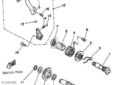 yamaha banshee parts diagram