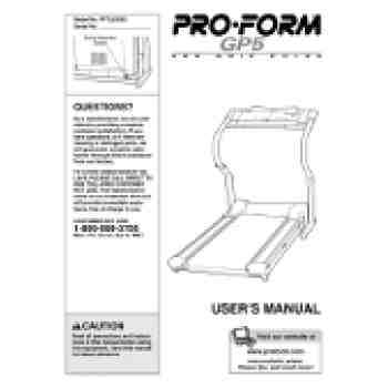 proform treadmill parts diagram