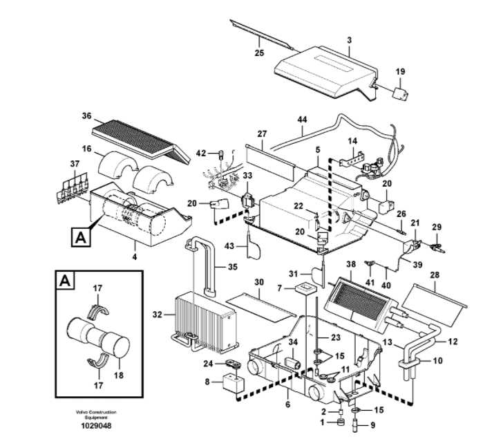 volvo excavator parts diagram