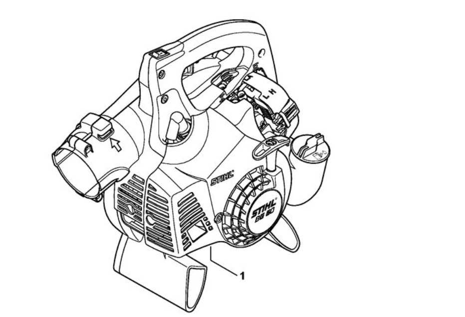 stihl bg 50 blower parts diagram