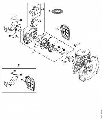 stihl fs 240 parts diagram