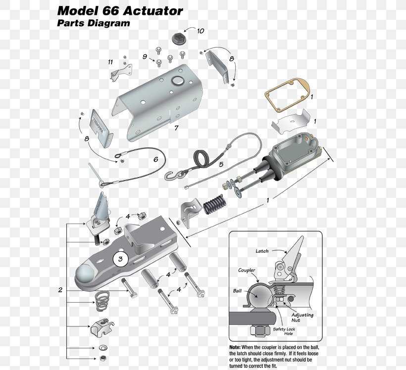 trailer hitch diagram of parts