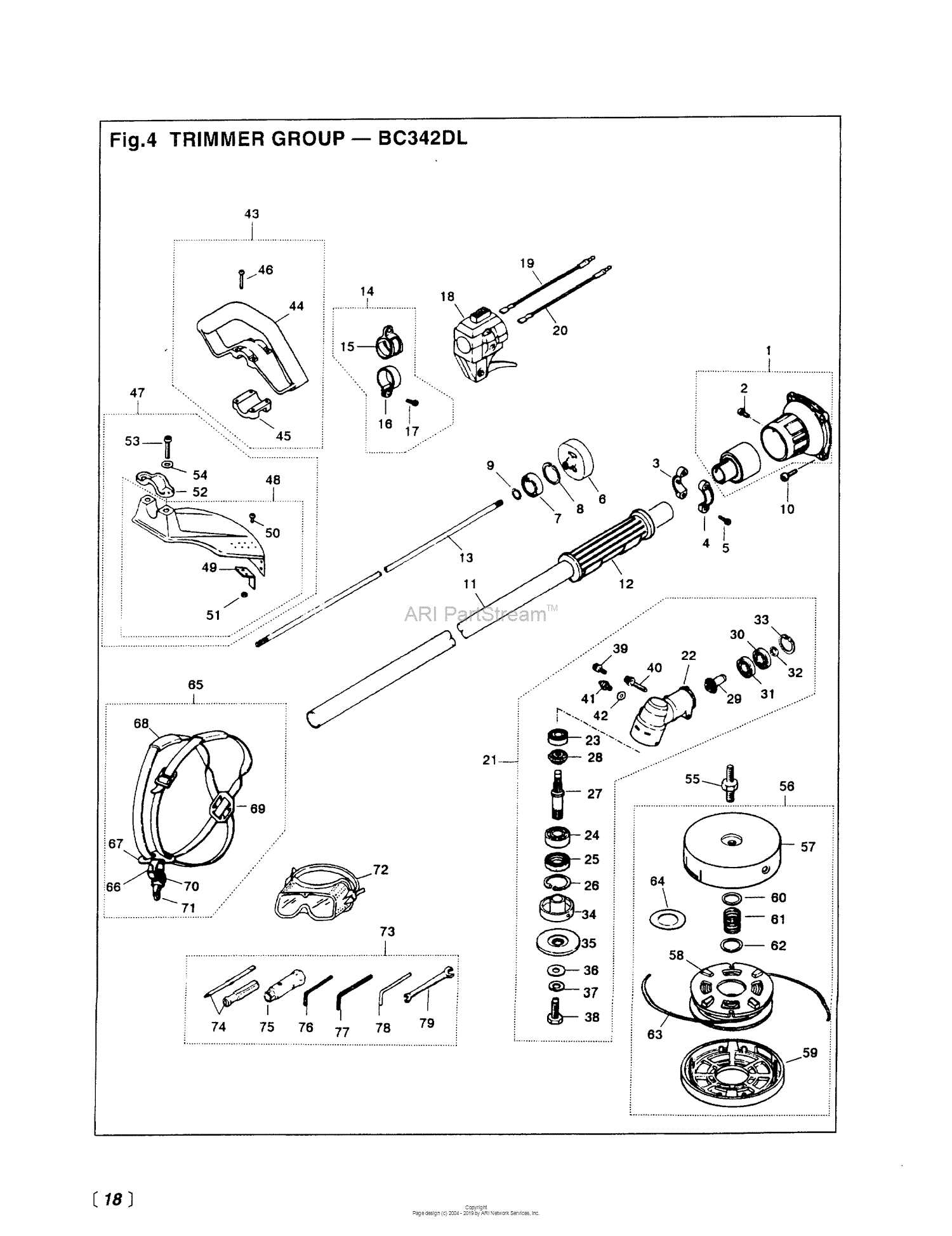 stihl 018c parts diagram