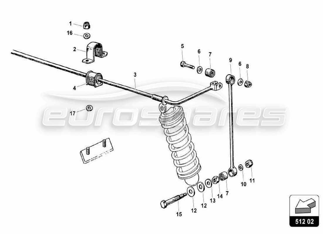 rear suspension parts diagram