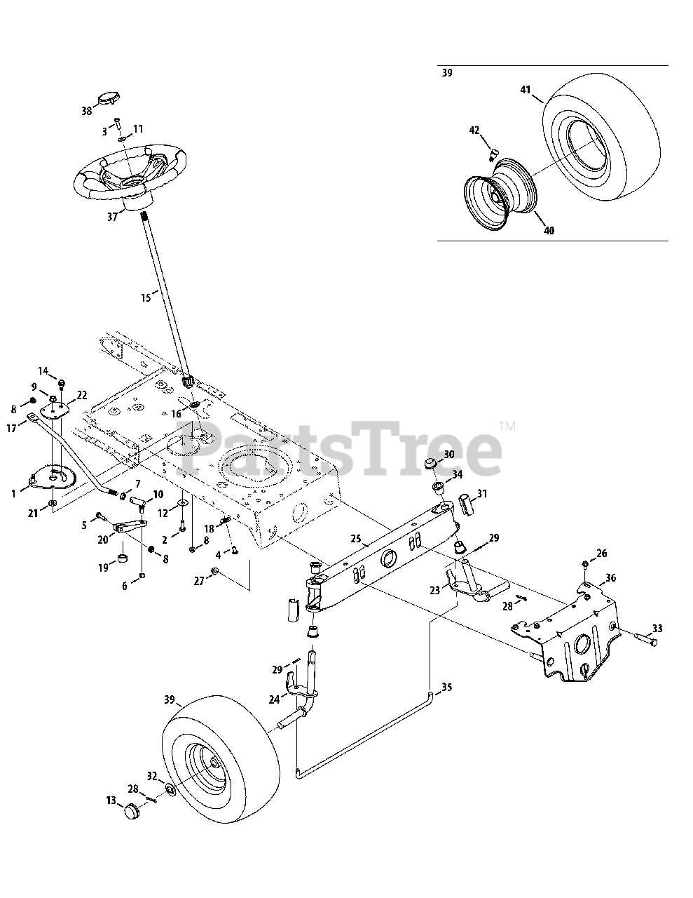 yt 3000 parts diagram