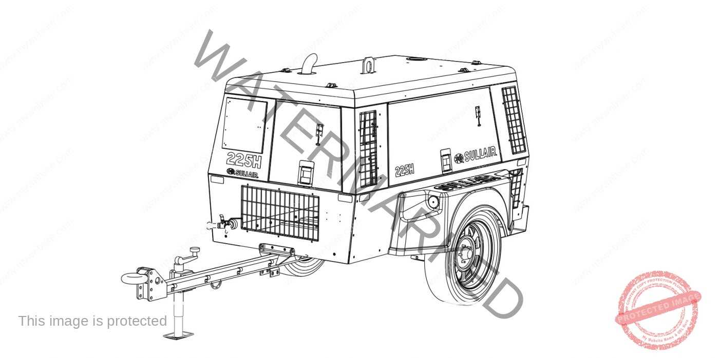 portable air compressor parts diagram