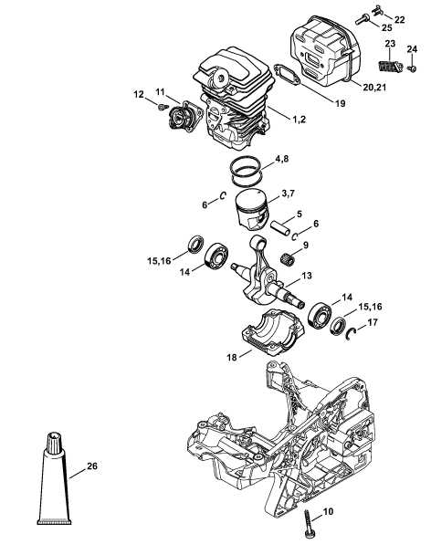 stihl 251 parts diagram