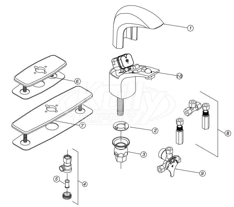 peerless shower faucet parts diagram