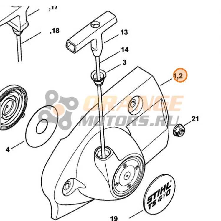 ts420 stihl parts diagram