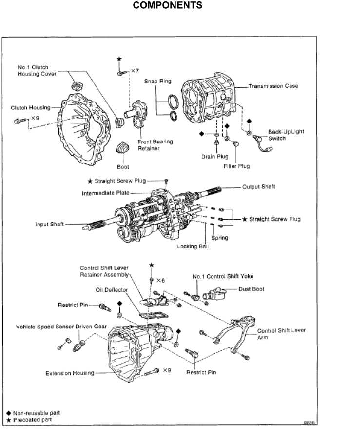 transmission diagram parts