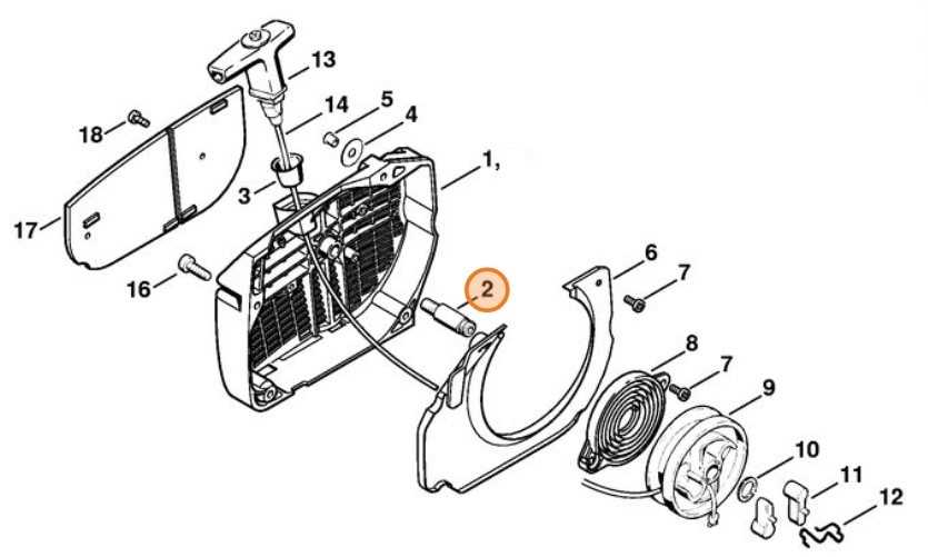 stihl br 450 parts diagram