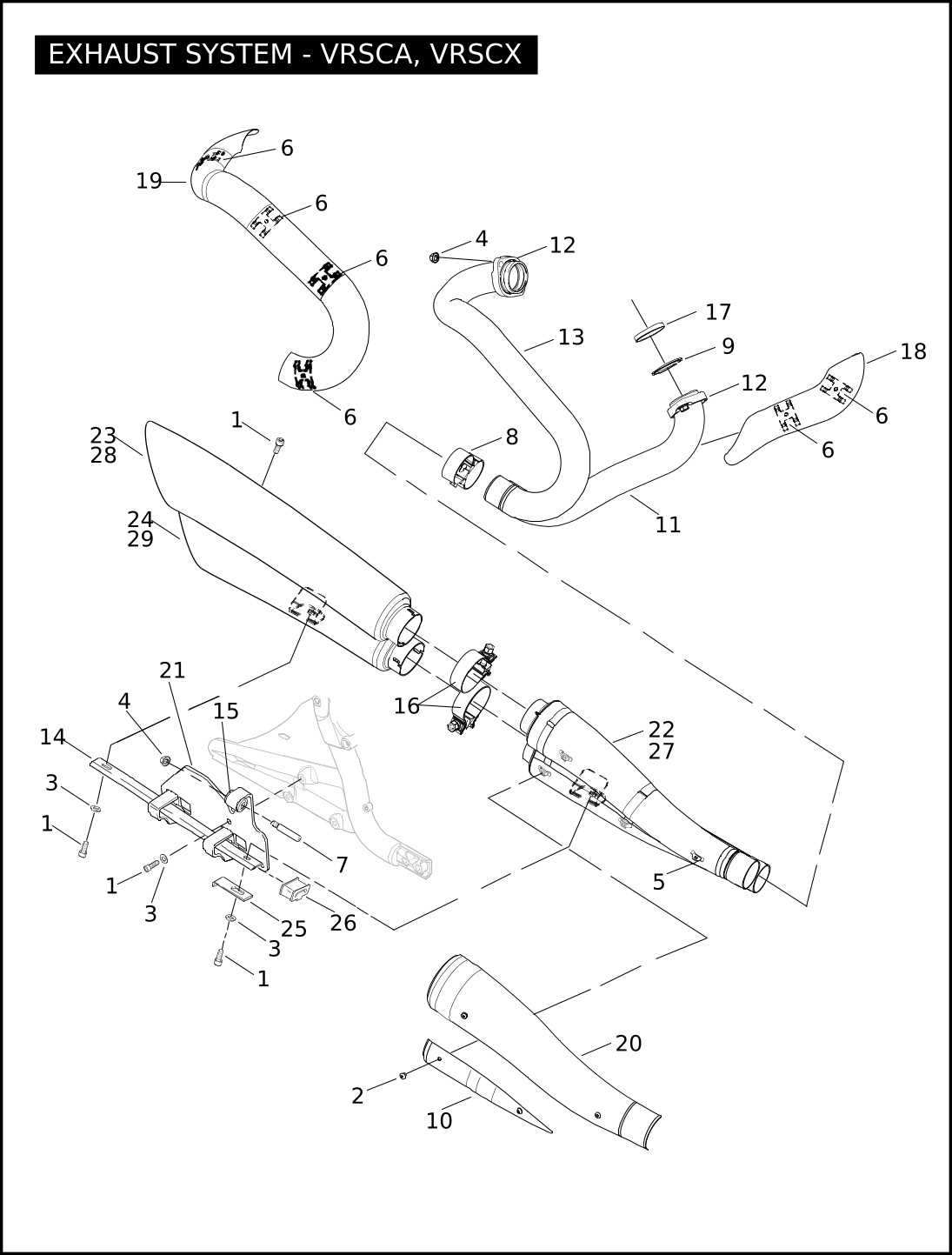 v rod parts diagram