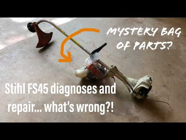 stihl fs45 trimmer parts diagram