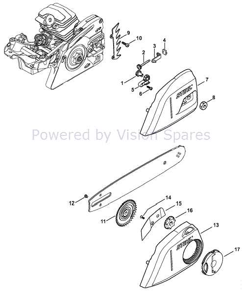 stihl 460 parts diagram