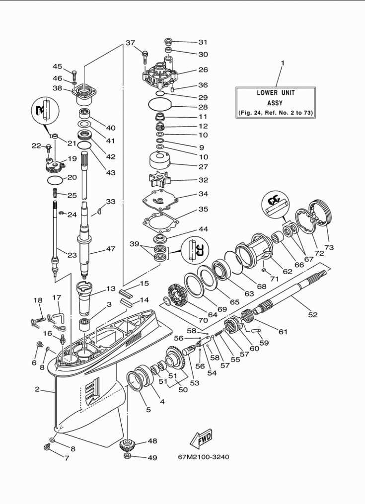 yamaha outboard motor parts diagram