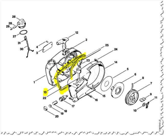 stihl 011av parts diagram