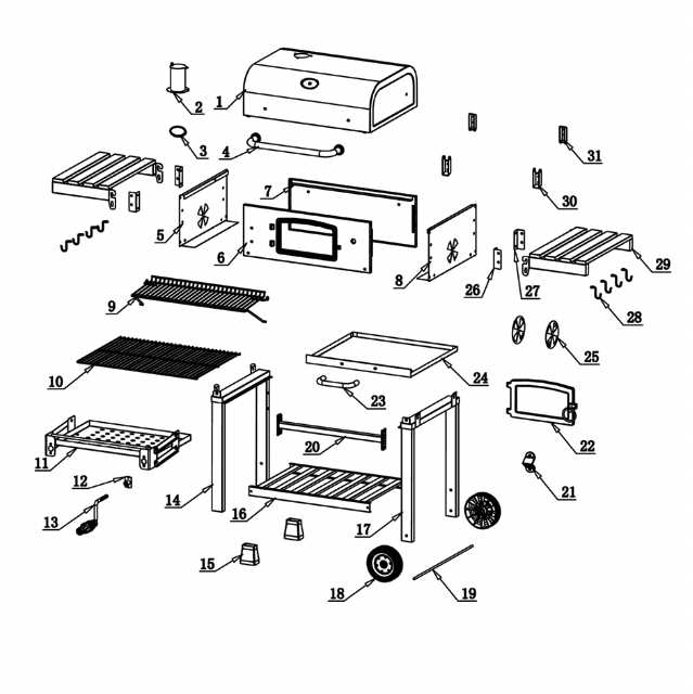 weber genesis parts diagram