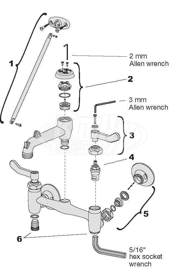 parts of sink diagram