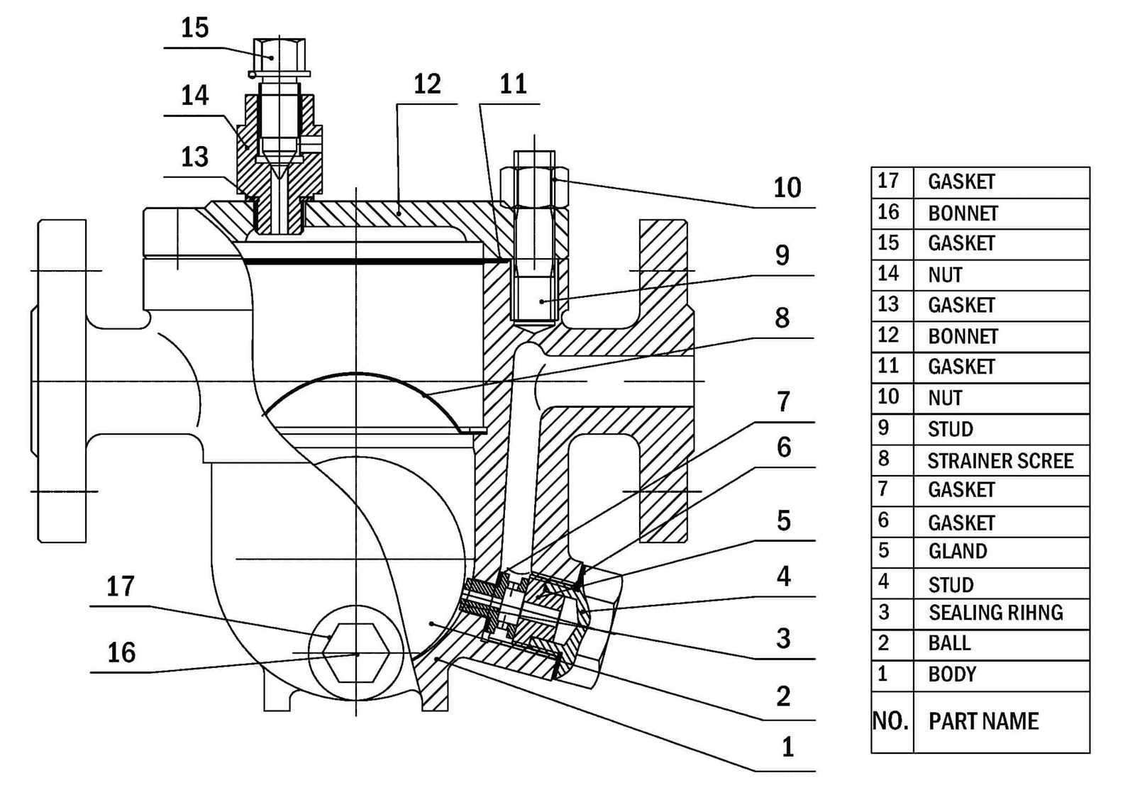 pat trap parts diagram