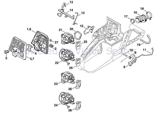 stihl ms360 parts diagram