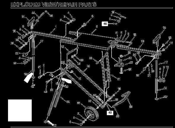 ridgid miter saw parts diagram