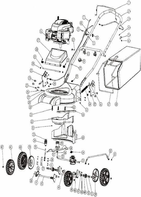 ryobi tiller parts diagram