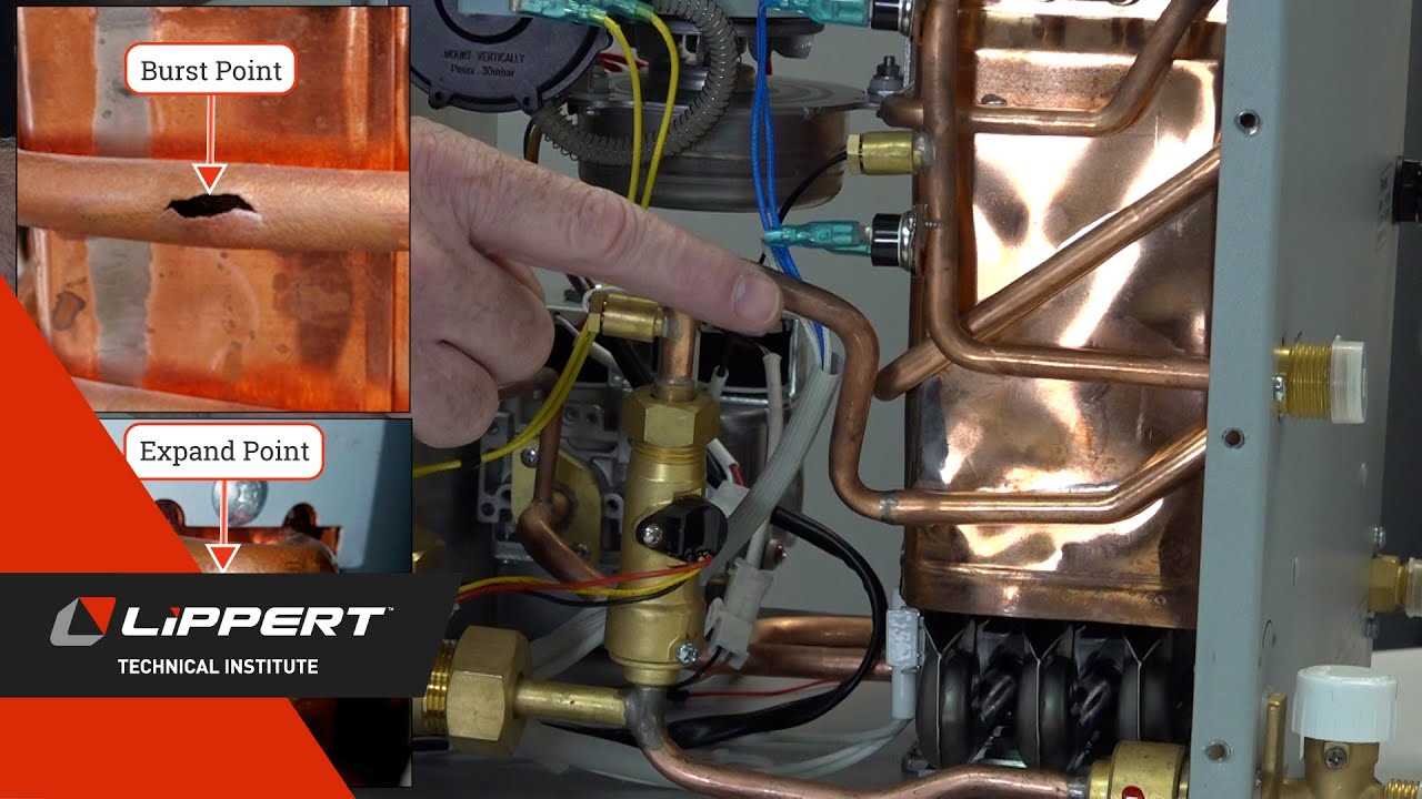 rv water heater parts diagram