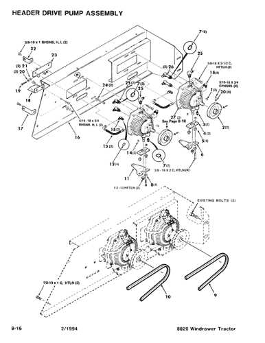 swather parts diagram