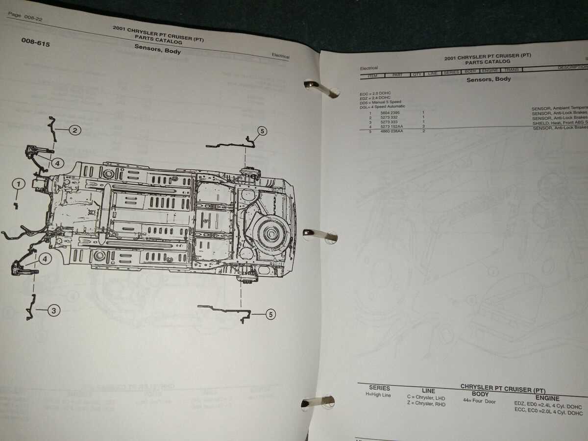 pt cruiser engine parts diagram