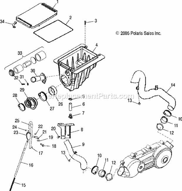 polaris phoenix 200 parts diagram