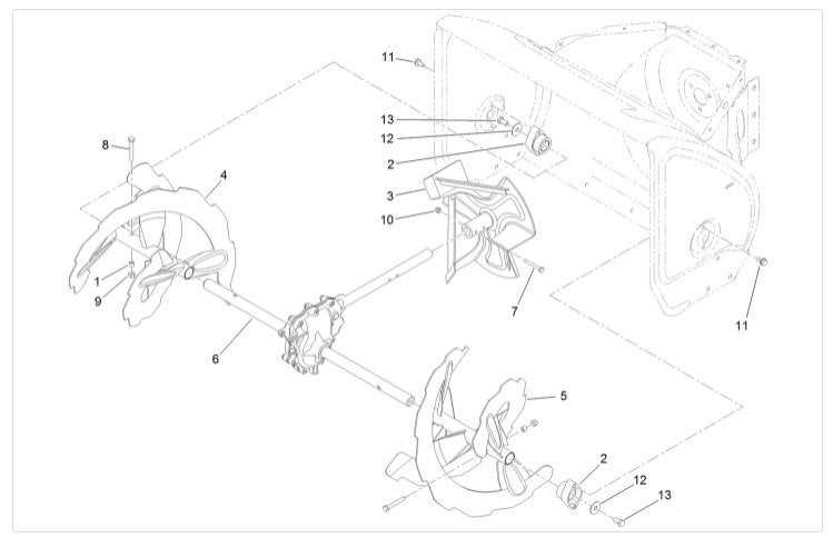 toro power shovel parts diagram