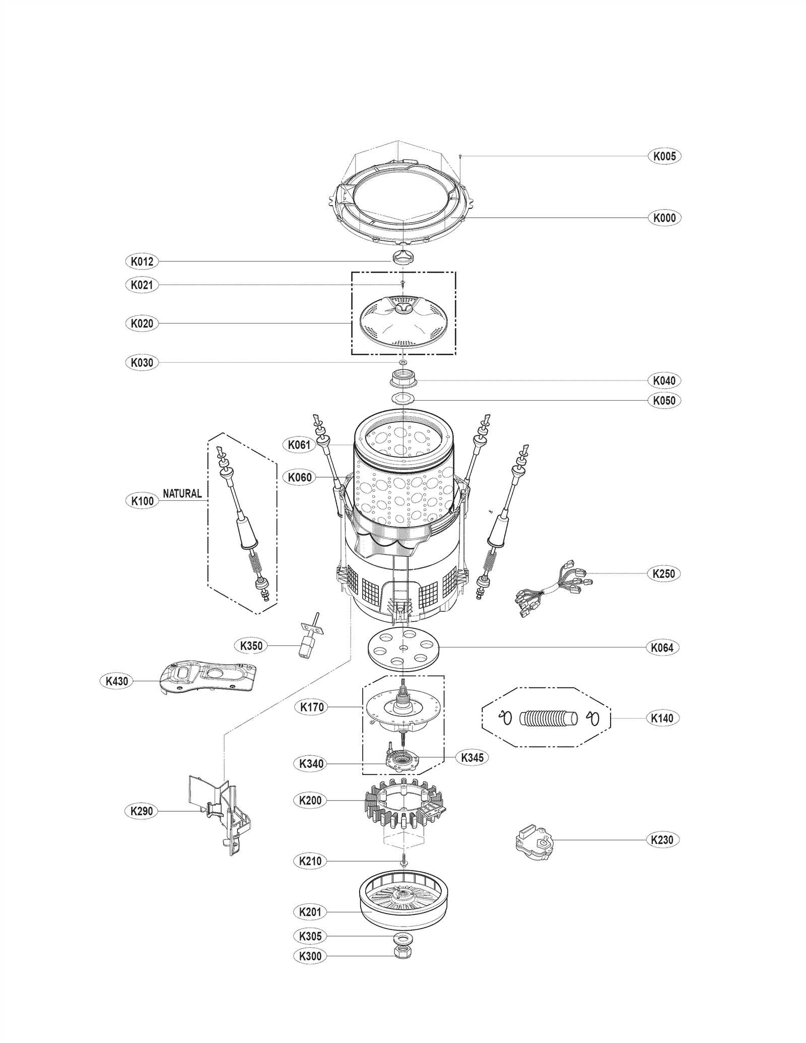 wt1101cw parts diagram