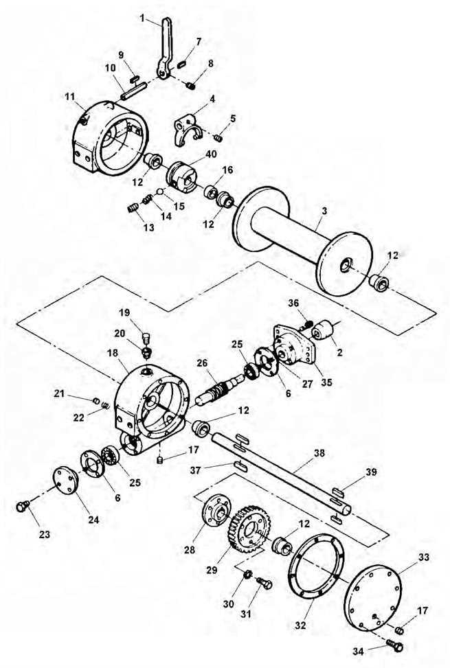 ramsey winch parts diagram