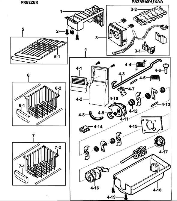 samsung ice maker parts diagram