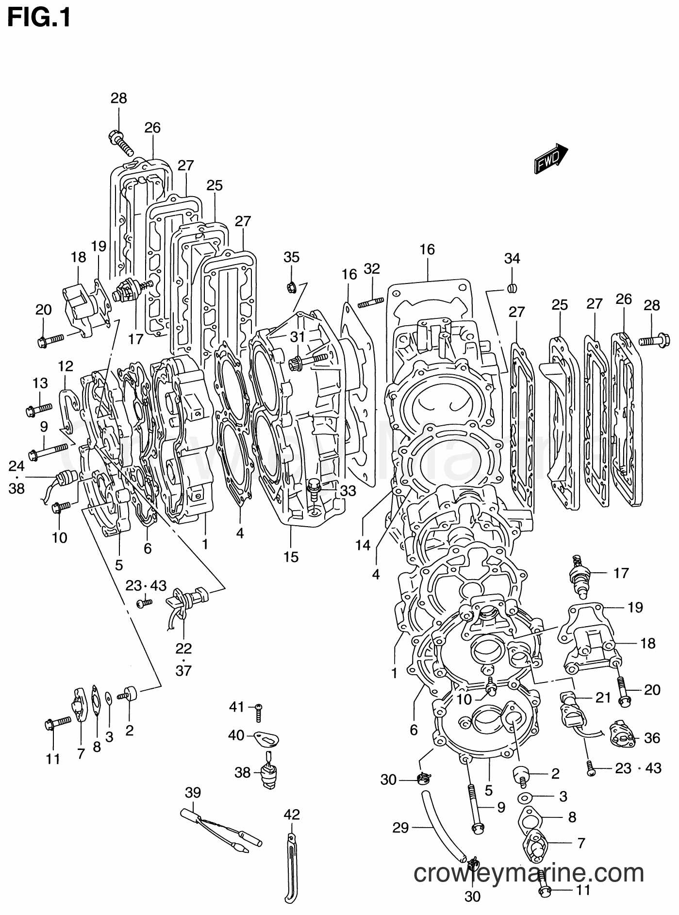 suzuki 2.5 outboard parts diagram