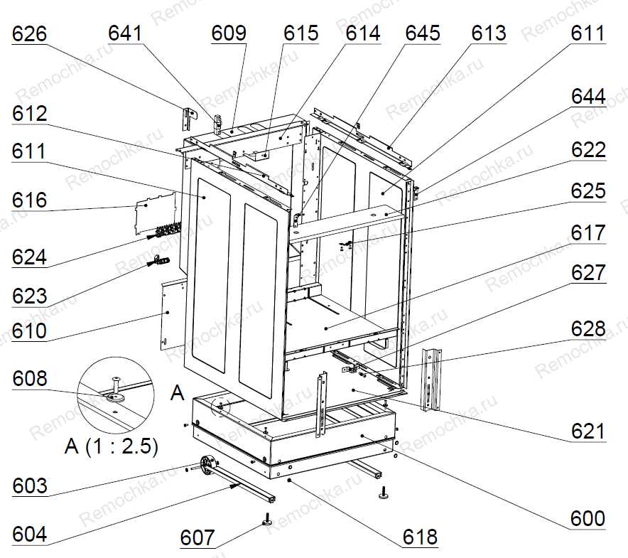 sub zero 601r parts diagram