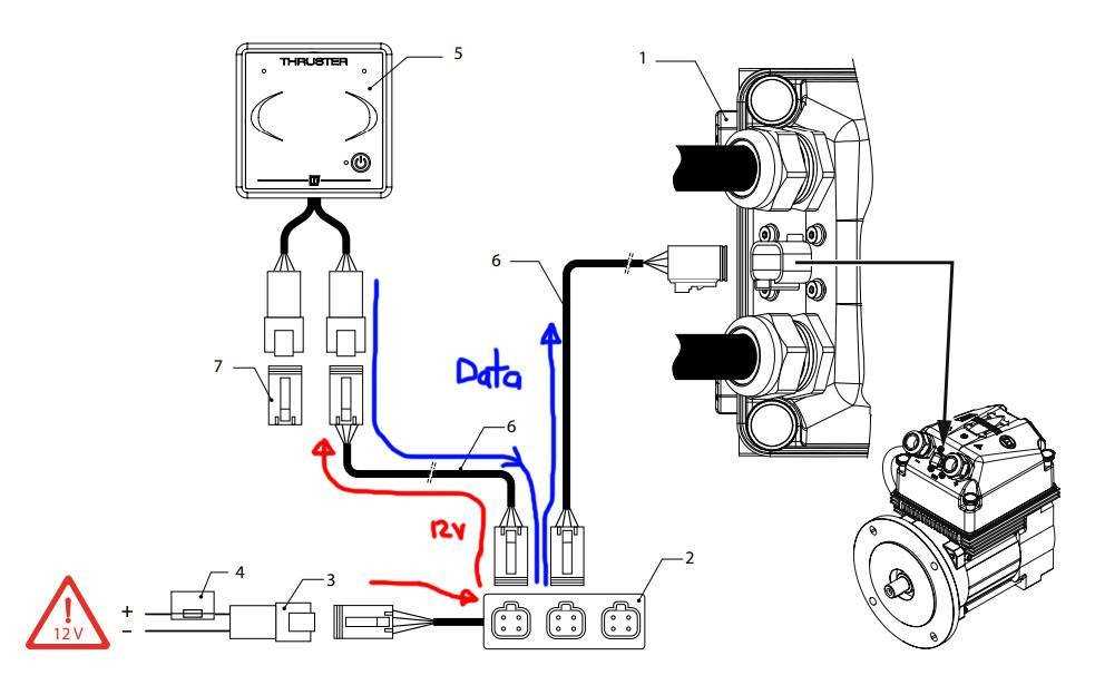 vetus bow thruster parts diagram